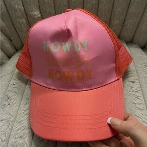 Women’s Pink and Coral Hat